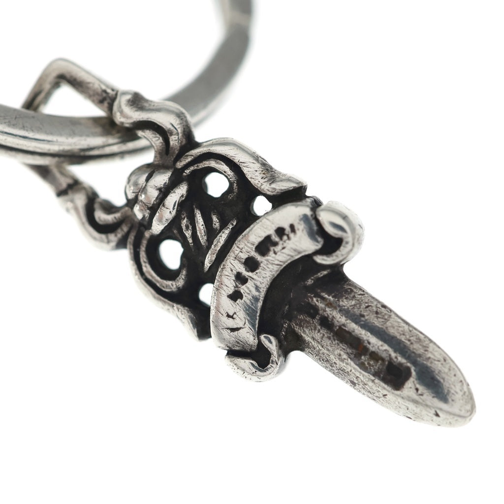 CHROME HEARTS(クロムハーツ) RNG&No5 DGGR キーリング#5ダガー シルバー キーチェーン