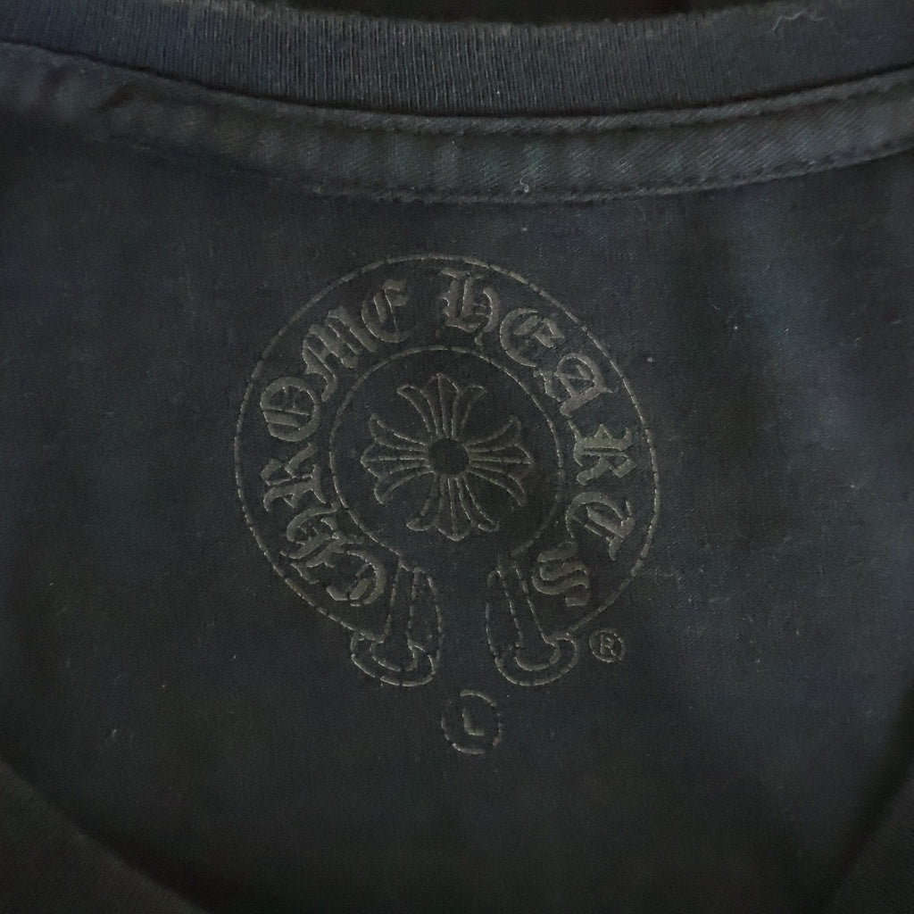 CHROME HEARTS(クロムハーツ) CH S/S バックセメタリークロスプリント 半袖Tシャツ