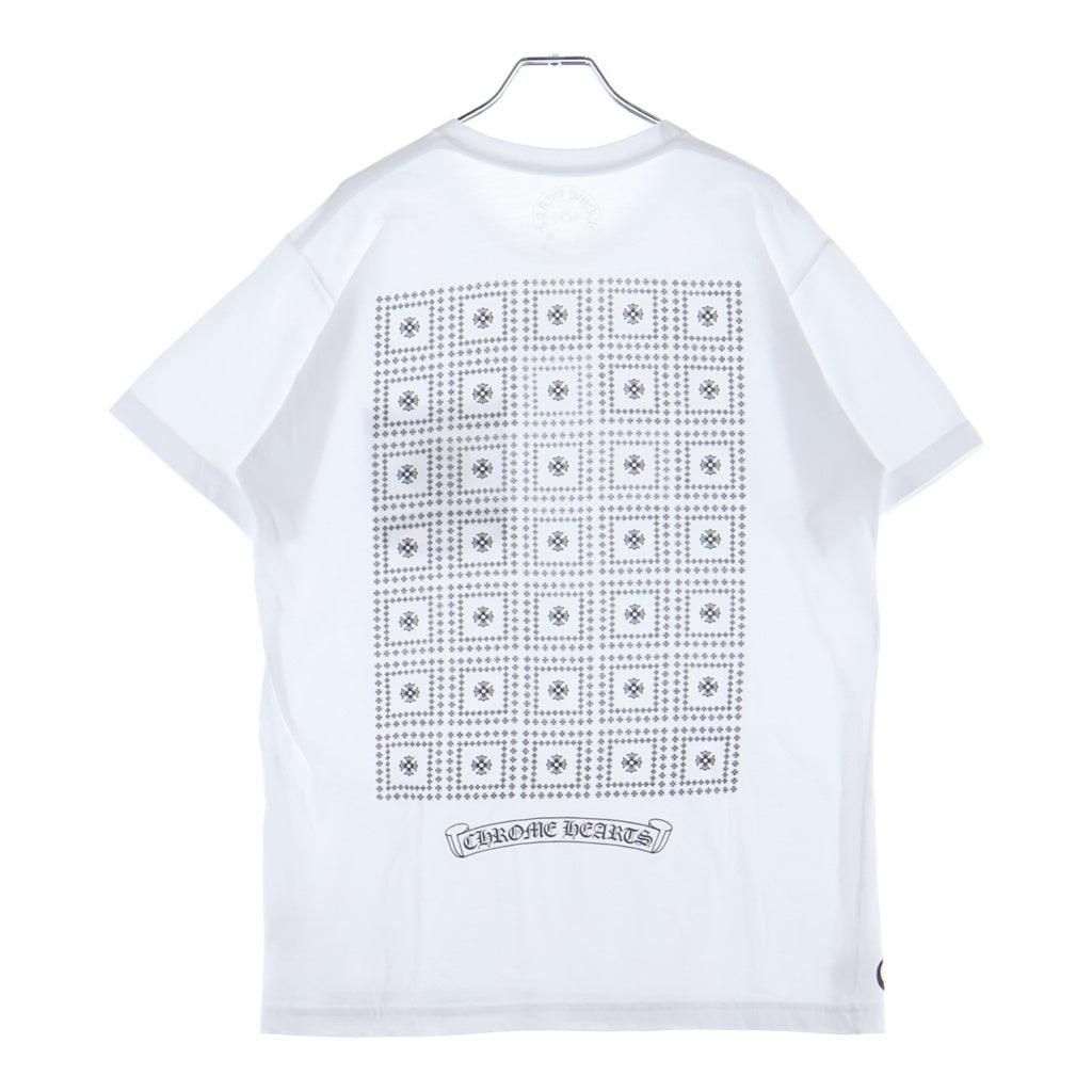 CHROME HEARTS(クロムハーツ) CH S/S バックCHプラス総柄プリント 半袖Tシャツ