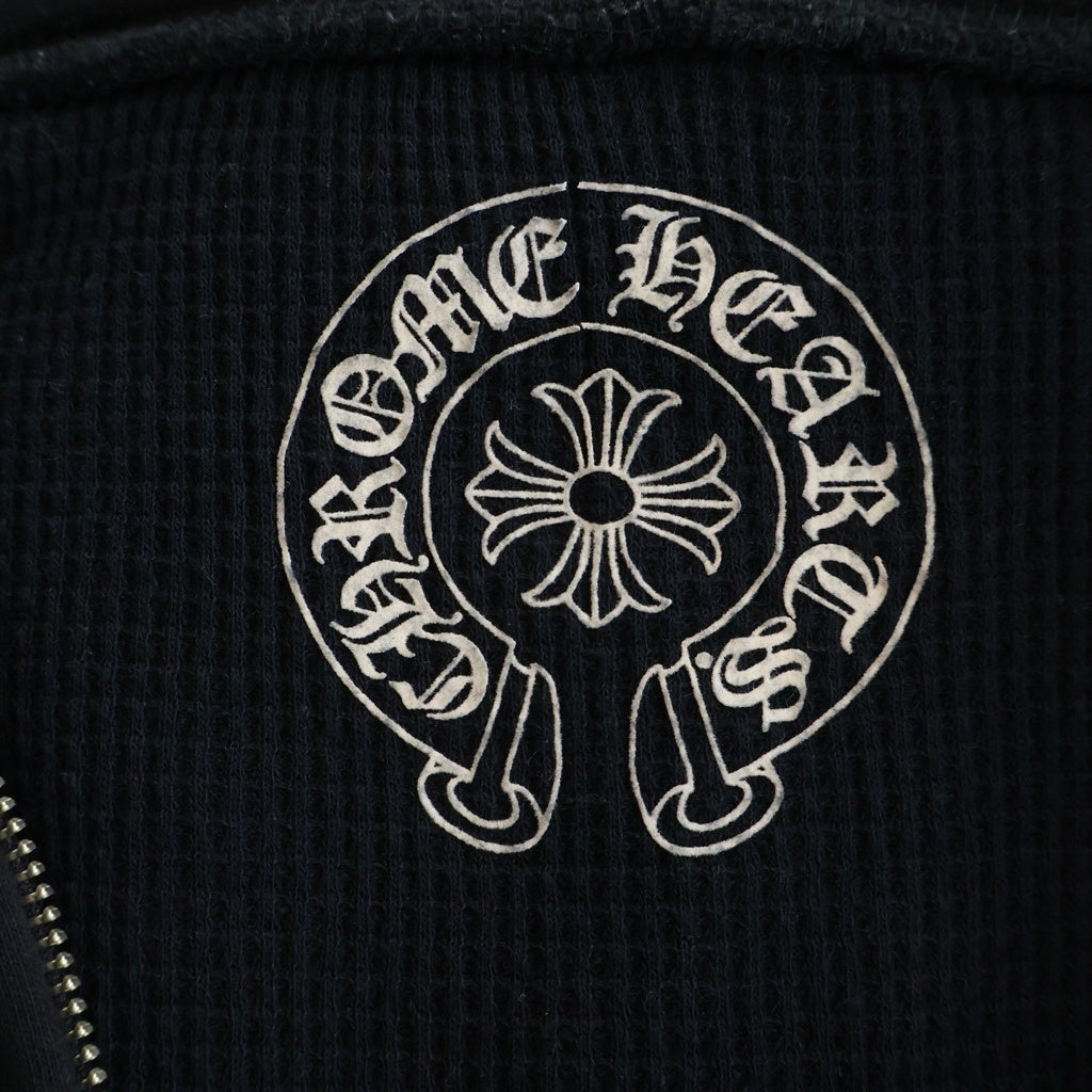 CHROME HEARTS(クロムハーツ) SWTSHIRT HD ZIP バックアーチロゴ 裏地サーマルジップパーカー