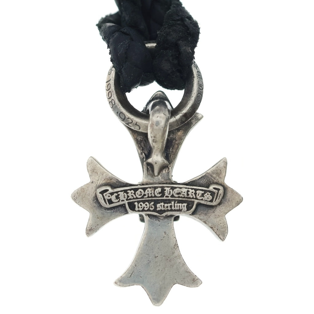 CHROME HEARTS(クロムハーツ) DBL CH PRS ダブル CHプラス ペンダントトップWレザーブレイド シルバー
