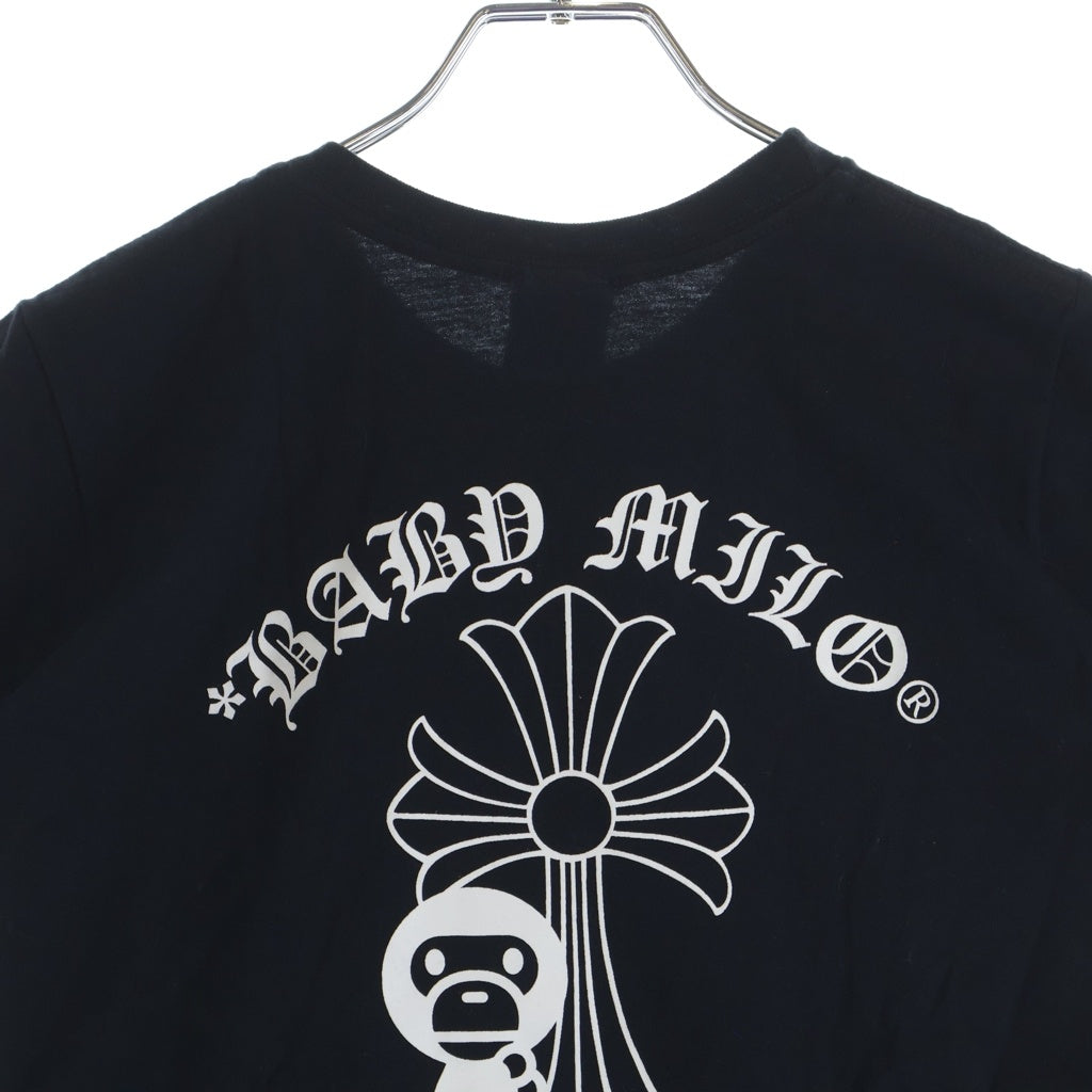 CHROME HEARTS(クロムハーツ) × A BATHING APE Baby Milo Horseshoe Tee ベイビーマイロ ホースシュー 半袖Tシャツ カットソー ブラック