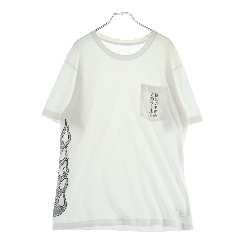 CHROME HEARTS(クロムハーツ) CH S/S CHプラスファイヤープリント 半袖Tシャツ