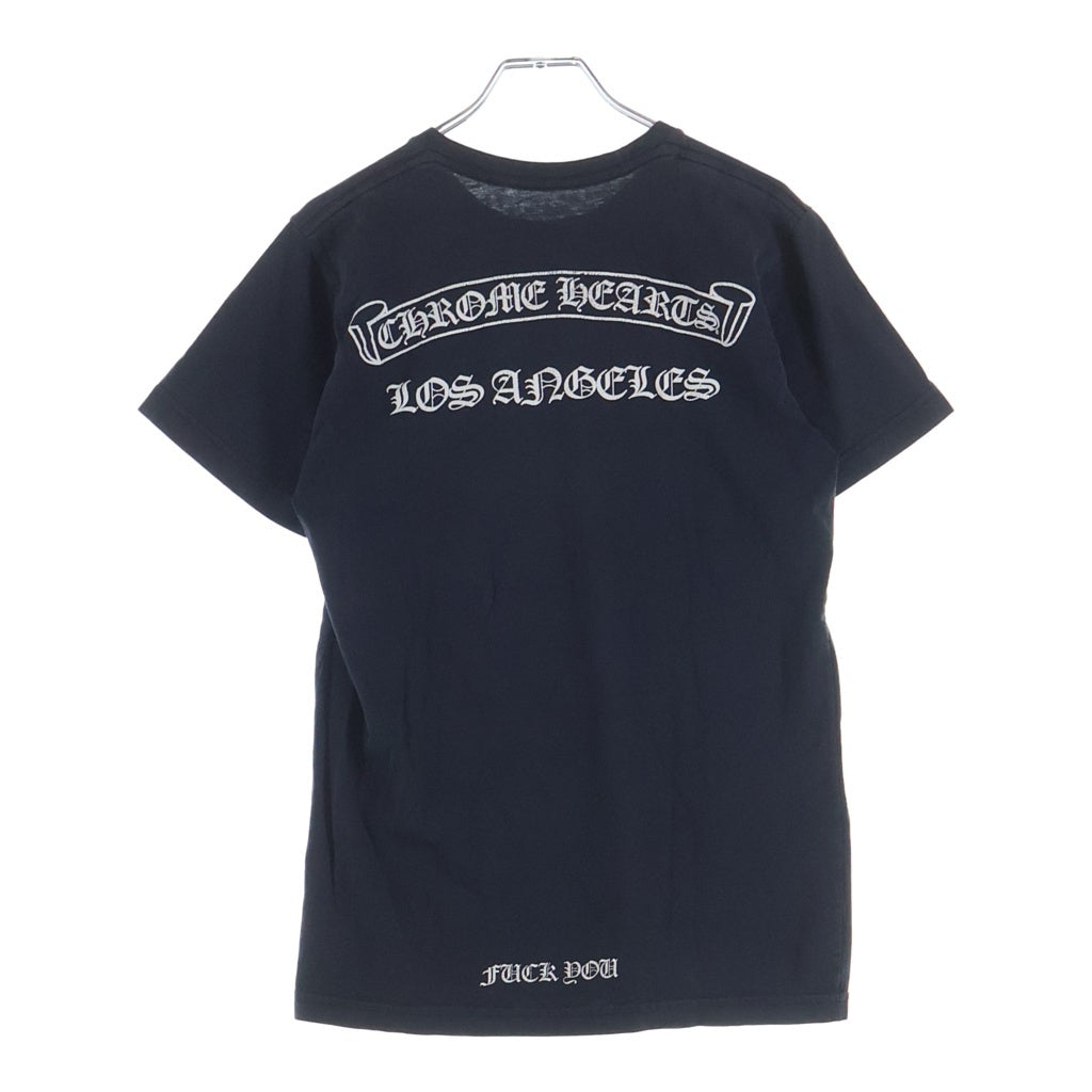 CHROME HEARTS(クロムハーツ) CH S/S 胸CHクロス ロサンゼルス限定 バックスクロールラベルプリント 半袖Tシャツ