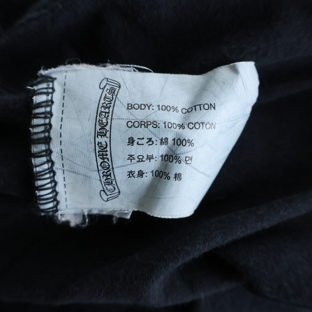 CHROME HEARTS(クロムハーツ) CH S/S 胸CHクロス ロサンゼルス限定 バックスクロールラベルプリント 半袖Tシャツ