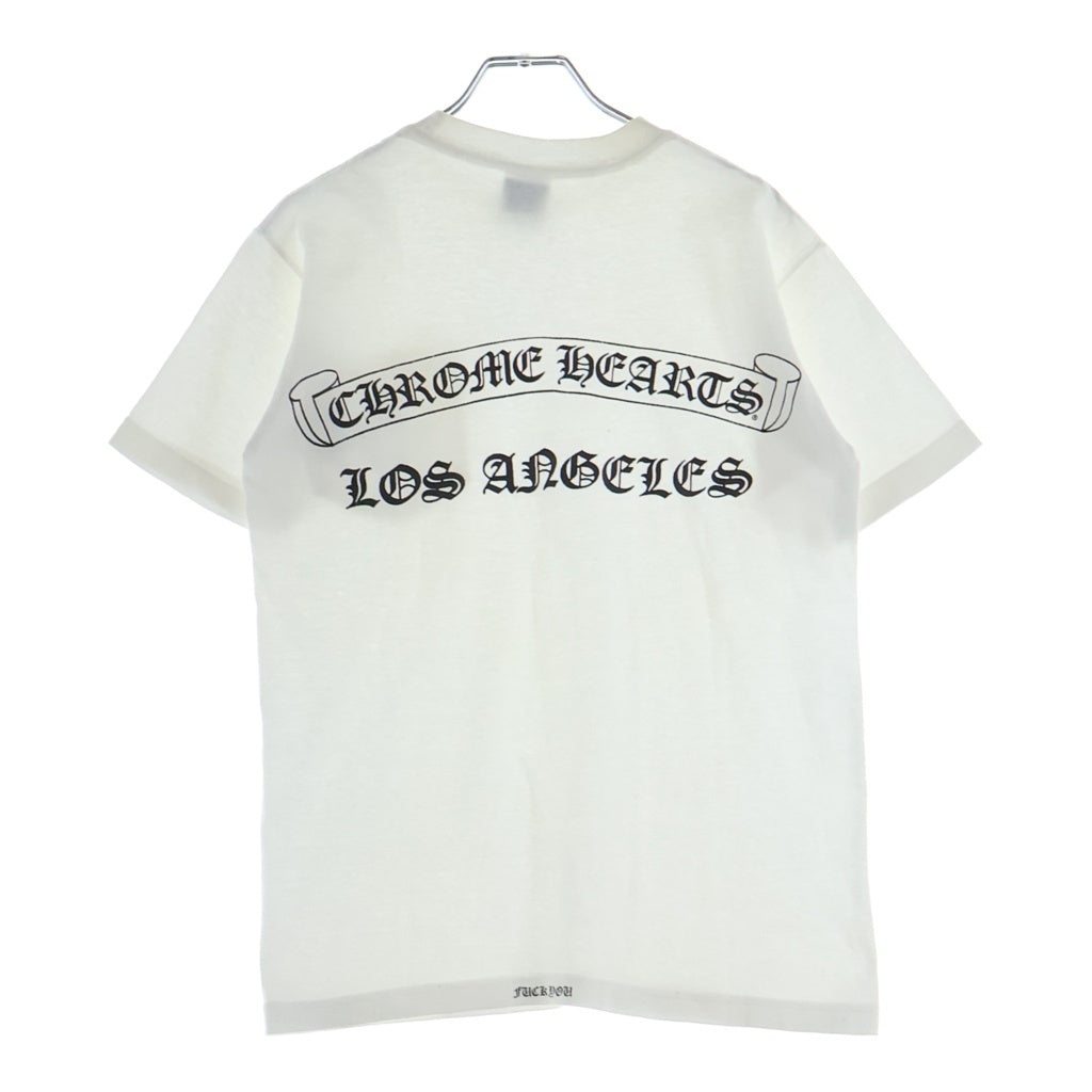 CHROME HEARTS(クロムハーツ) OLD S/S オールド 胸CHクロス ロサンゼルス限定 バックスクロールラベルプリント 半袖Tシャツ