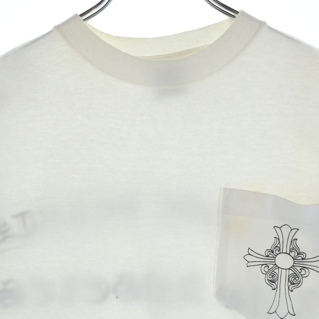 CHROME HEARTS(クロムハーツ) OLD S/S オールド 胸CHクロス ロサンゼルス限定 バックスクロールラベルプリント 半袖Tシャツ