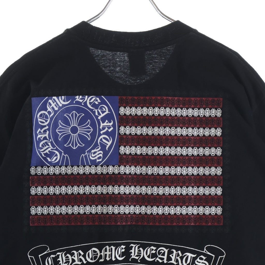 CHROME HEARTS(クロムハーツ) OLD S/S オールド バックアメリカンフラグプリント 半袖Tシャツ