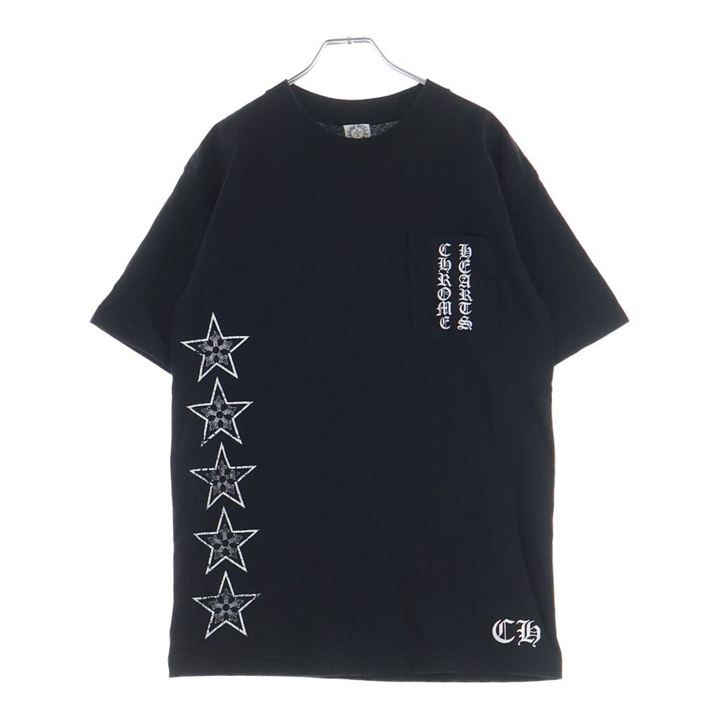 CHROME HEARTS(クロムハーツ) OLD S/S オールド バックTバー スタープリント半袖Tシャツ