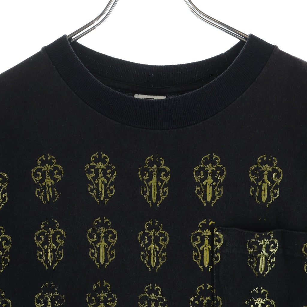 CHROME HEARTS(クロムハーツ) OLD S/S オールド ヴァインダガー総柄プリント 半袖Tシャツ
