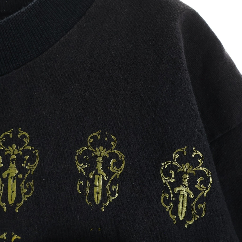 CHROME HEARTS(クロムハーツ) OLD S/S オールド ヴァインダガー総柄プリント 半袖Tシャツ