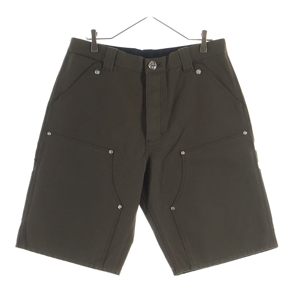 CHROME HEARTS(クロムハーツ) CARPENTER SHORTS カーペンター バックポケットセメタリーパッチハーフパンツ