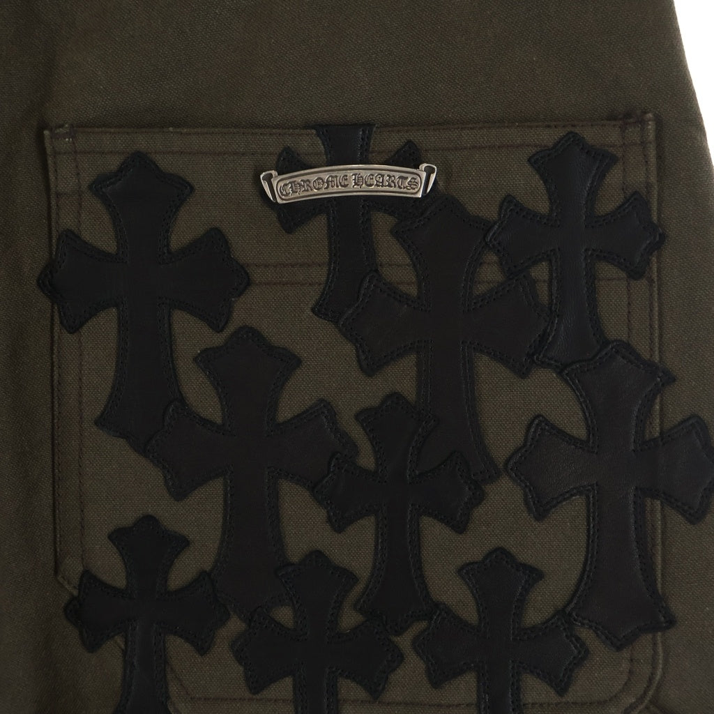 CHROME HEARTS(クロムハーツ) CARPENTER SHORTS カーペンター バックポケットセメタリーパッチハーフパンツ