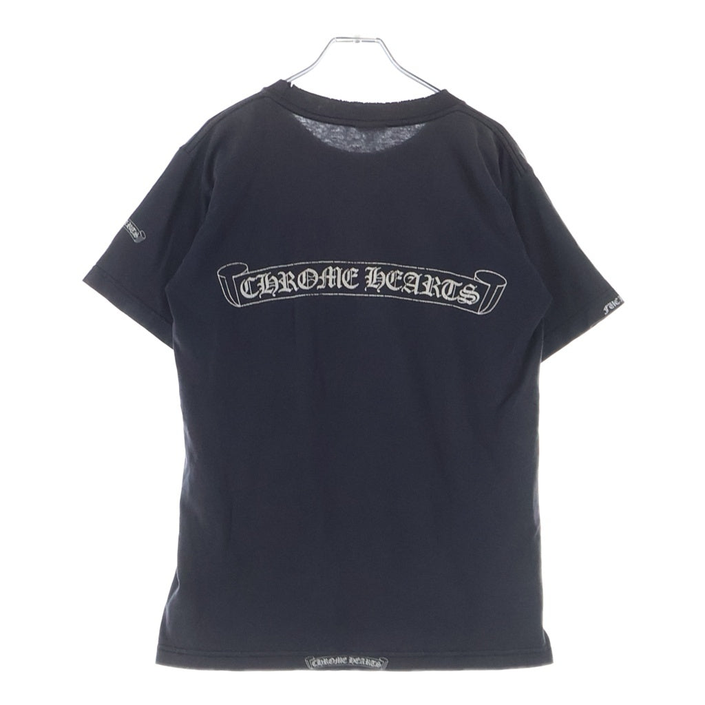 CHROME HEARTS(クロムハーツ) OLD S/S オールド ネックロゴ バックスクロールラベルプリント 半袖Tシャツ