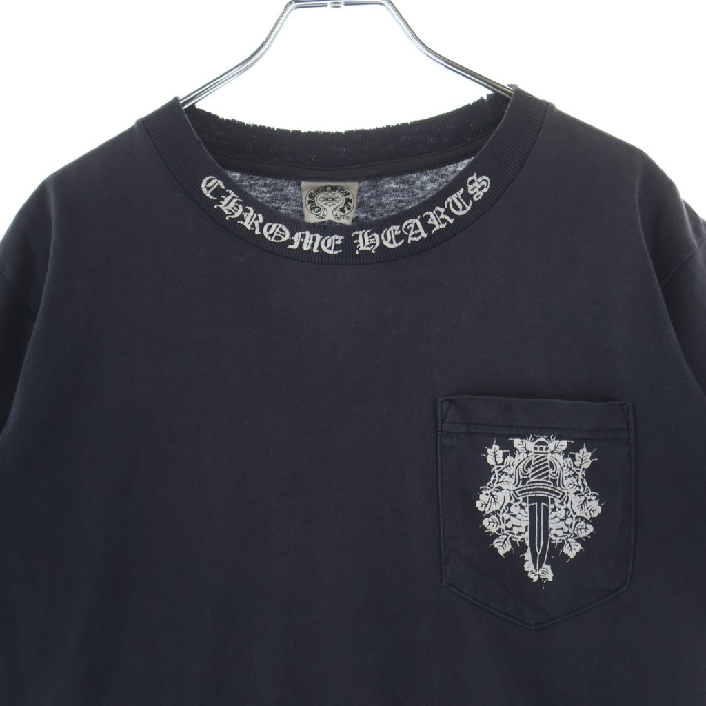 CHROME HEARTS(クロムハーツ) OLD S/S オールド ネックロゴ バックスクロールラベルプリント 半袖Tシャツ