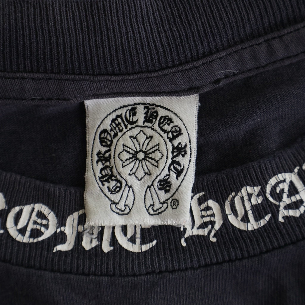 CHROME HEARTS(クロムハーツ) OLD S/S オールド ネックロゴ バックスクロールラベルプリント 半袖Tシャツ
