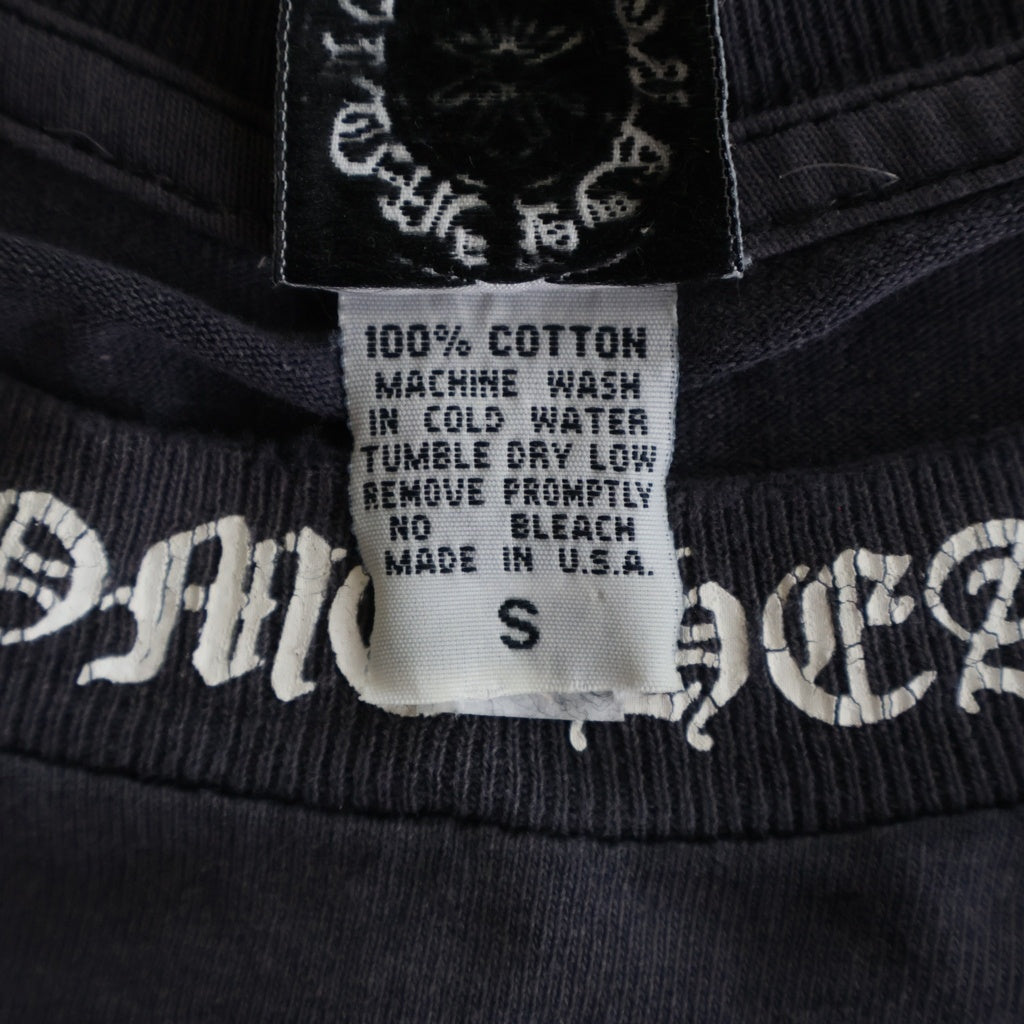 CHROME HEARTS(クロムハーツ) OLD S/S オールド ネックロゴ バックスクロールラベルプリント 半袖Tシャツ