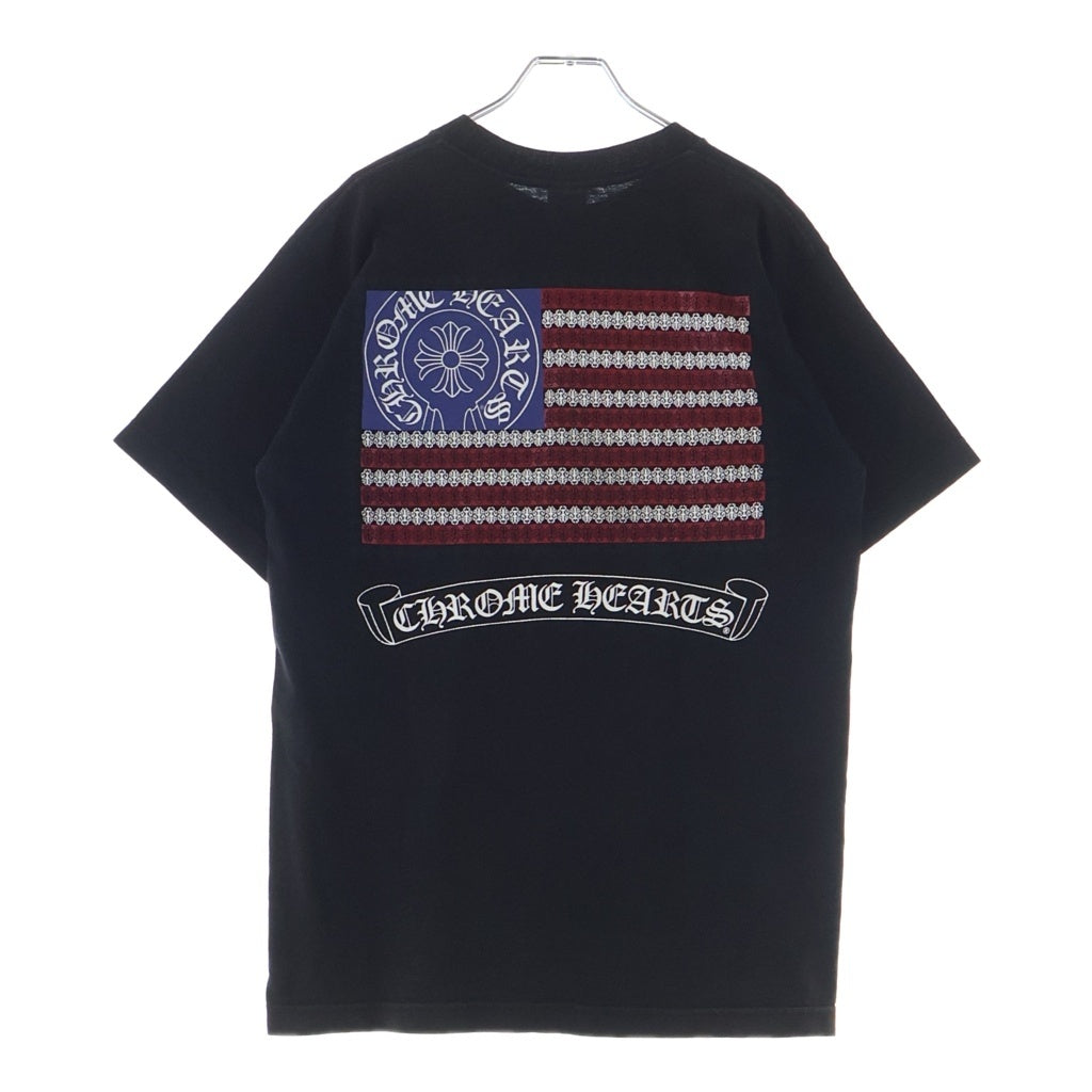 CHROME HEARTS(クロムハーツ) OLD S/S オールド バックアメリカンフラグプリント 半袖Tシャツ