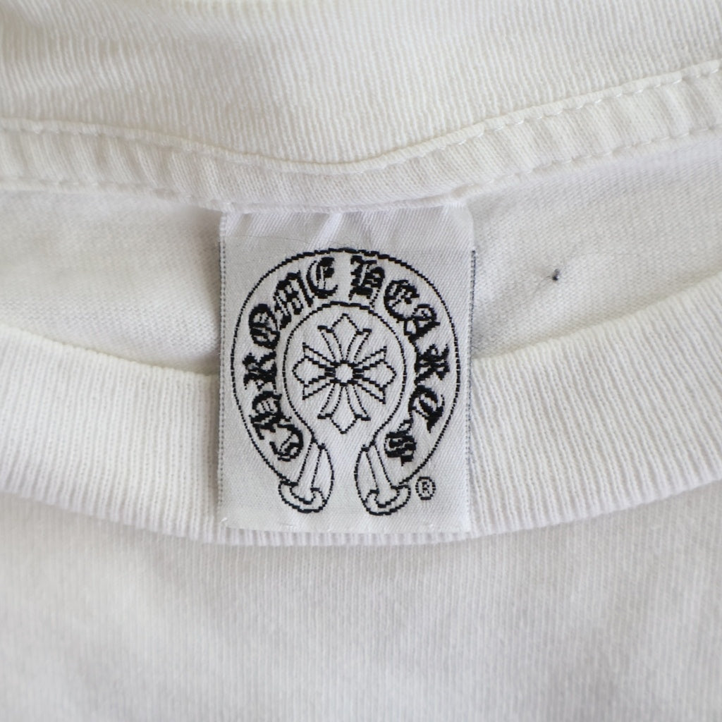 CHROME HEARTS(クロムハーツ) OLD S/S オールド バックフローラルクロス ホースシュープリント 半袖Tシャツ