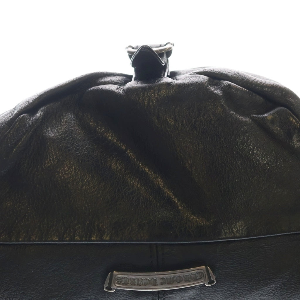 CHROME HEARTS(クロムハーツ) #1 SNAT PACK スナットパック ダガージップ ガンスリンガーベルト レザーウエストバッグ ブラック BCA378