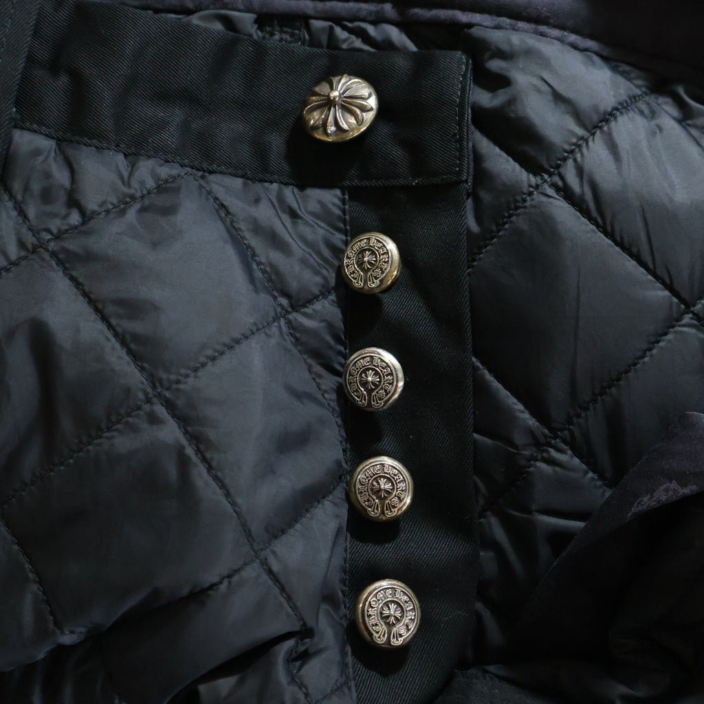 CHROME HEARTS(クロムハーツ) MATTY BOY CARPENTER SEX RECORDS MATTY BOYパッチ付きカーペンターロングパンツ ブラック