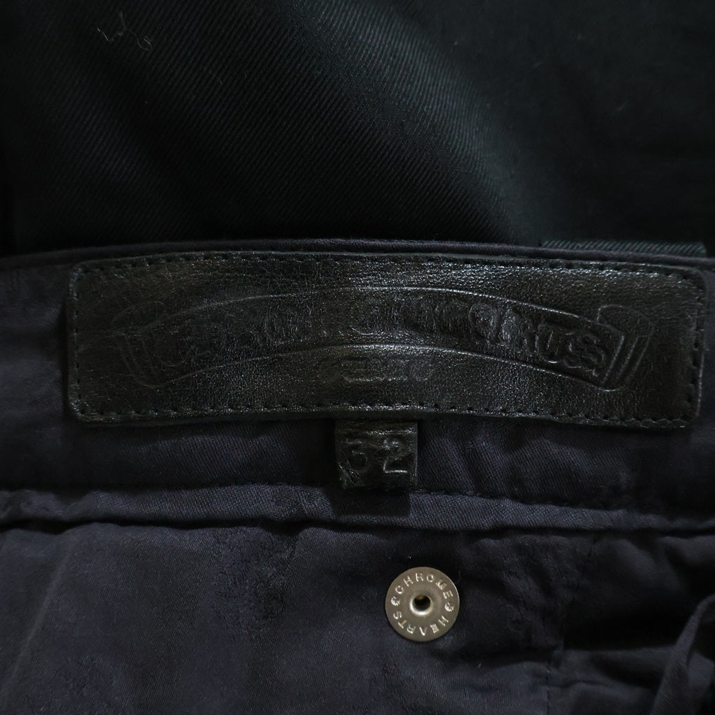 CHROME HEARTS(クロムハーツ) MATTY BOY CARPENTER SEX RECORDS MATTY BOYパッチ付きカーペンターロングパンツ ブラック