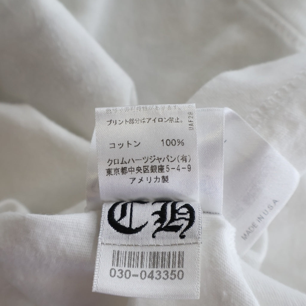 CHROME HEARTS(クロムハーツ) CH L S 1 袖英字プリント スクロールラベルプリント長袖カットソー