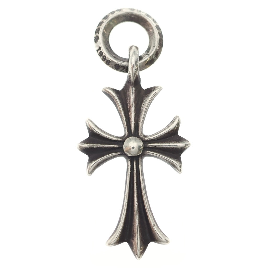 CHROME HEARTS(クロムハーツ) TINY CH CROSS タイニーCHクロス チャーム ネックレストップ シルバー BCA382