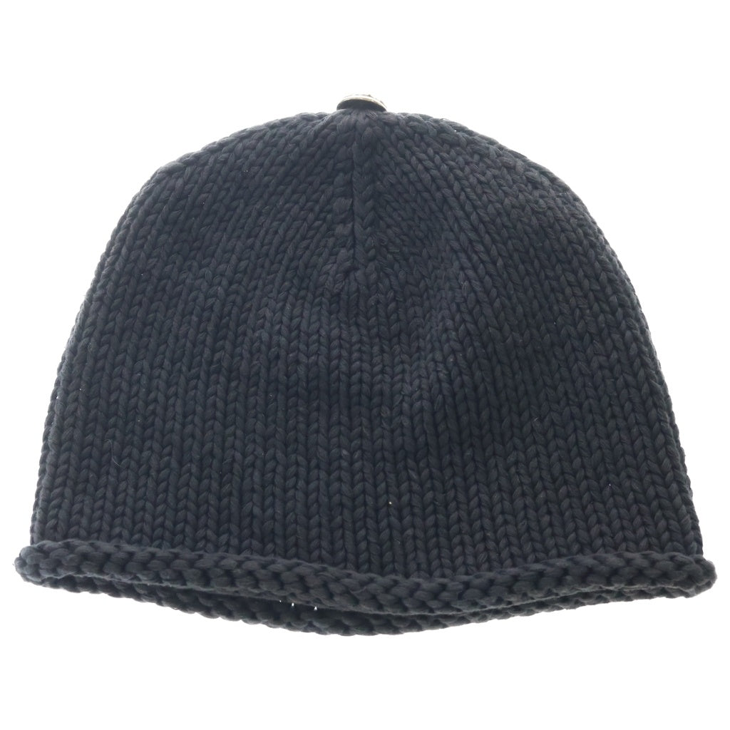 CHROME HEARTS(クロムハーツ) BEANIE CASH BS FLARE BSフレアパッチ ニットビーニー キャップ 帽子 ブラック