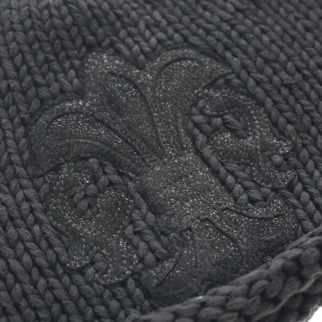 CHROME HEARTS(クロムハーツ) BEANIE CASH BS FLARE BSフレアパッチ ニットビーニー キャップ 帽子 ブラック