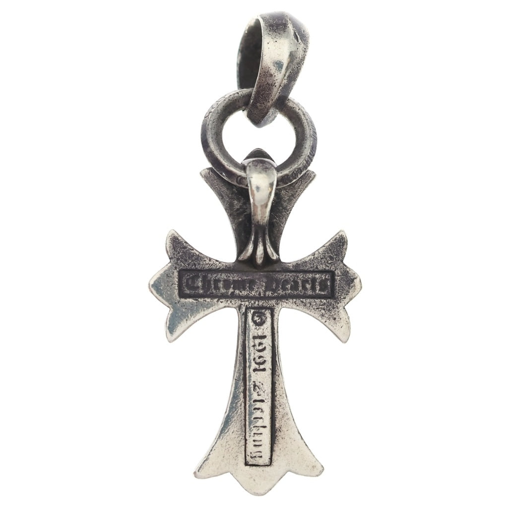 CHROME HEARTS(クロムハーツ) CH CRS SML W/BALE Wベイル スモールCHクロス ペンダントトップ シルバー BCA218