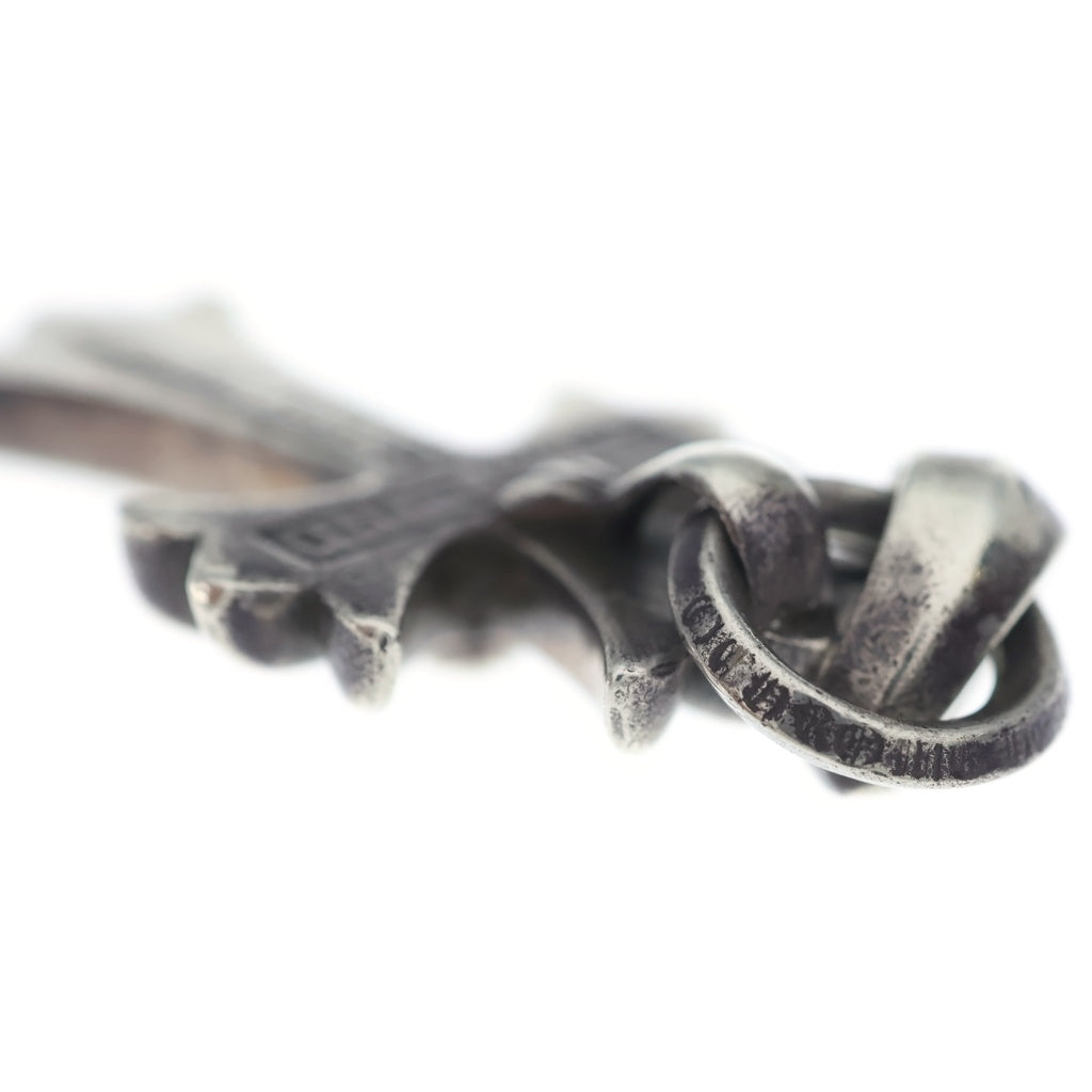 CHROME HEARTS(クロムハーツ) CH CRS SML W/BALE Wベイル スモールCHクロス ペンダントトップ シルバー BCA218
