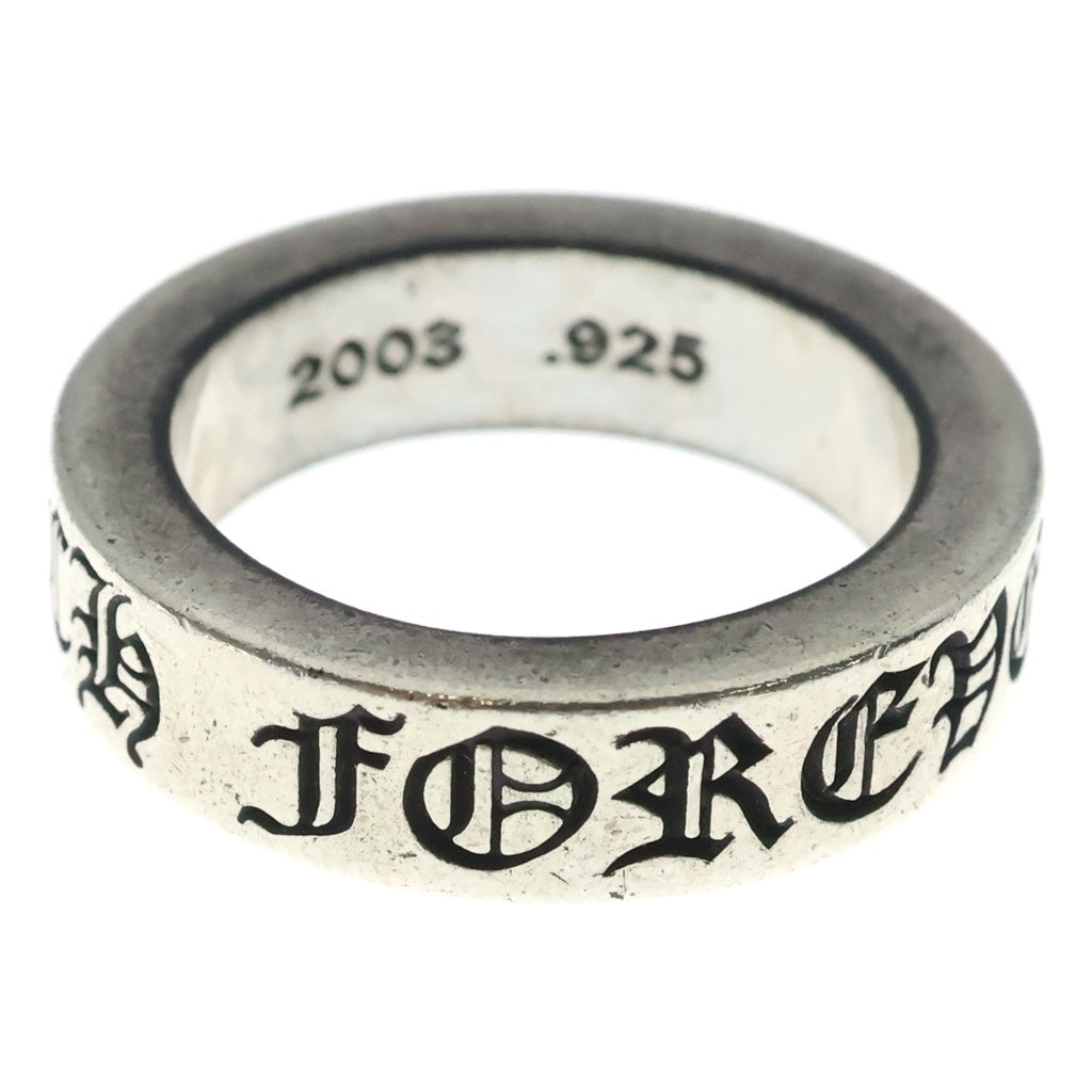 CHROME HEARTS(クロムハーツ) 6mm SPACER FOREVER 6mmスペーサーリング フォーエバーシルバーBCA337