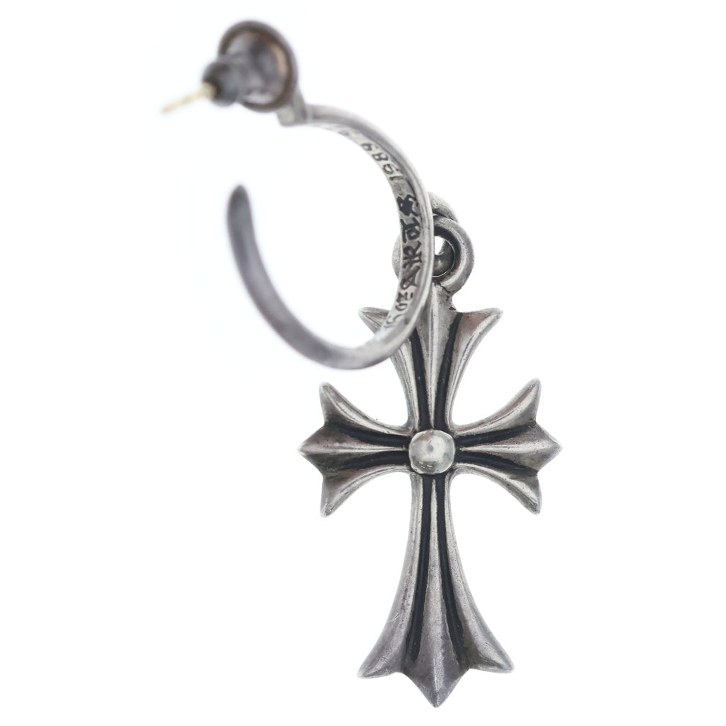 CHROME HEARTS(クロムハーツ) TINY CH CROSS タイニーCHクロス フープピアス シルバー BCA115 レディース