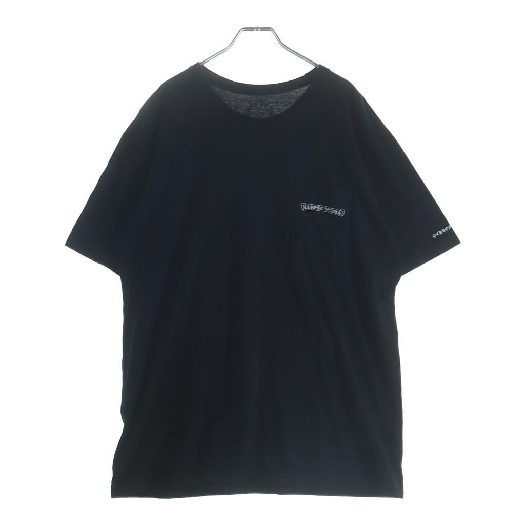 CHROME HEARTS(クロムハーツ) CH T-SHRT 1 スクロールラベルバックプリント半袖Tシャツカットソー ブラック