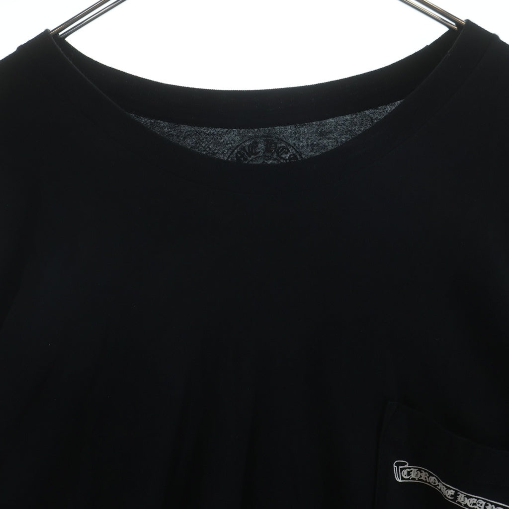 CHROME HEARTS(クロムハーツ) CH L/S 袖英字ロゴ バックスクロールラベルプリント 長袖Tシャツ