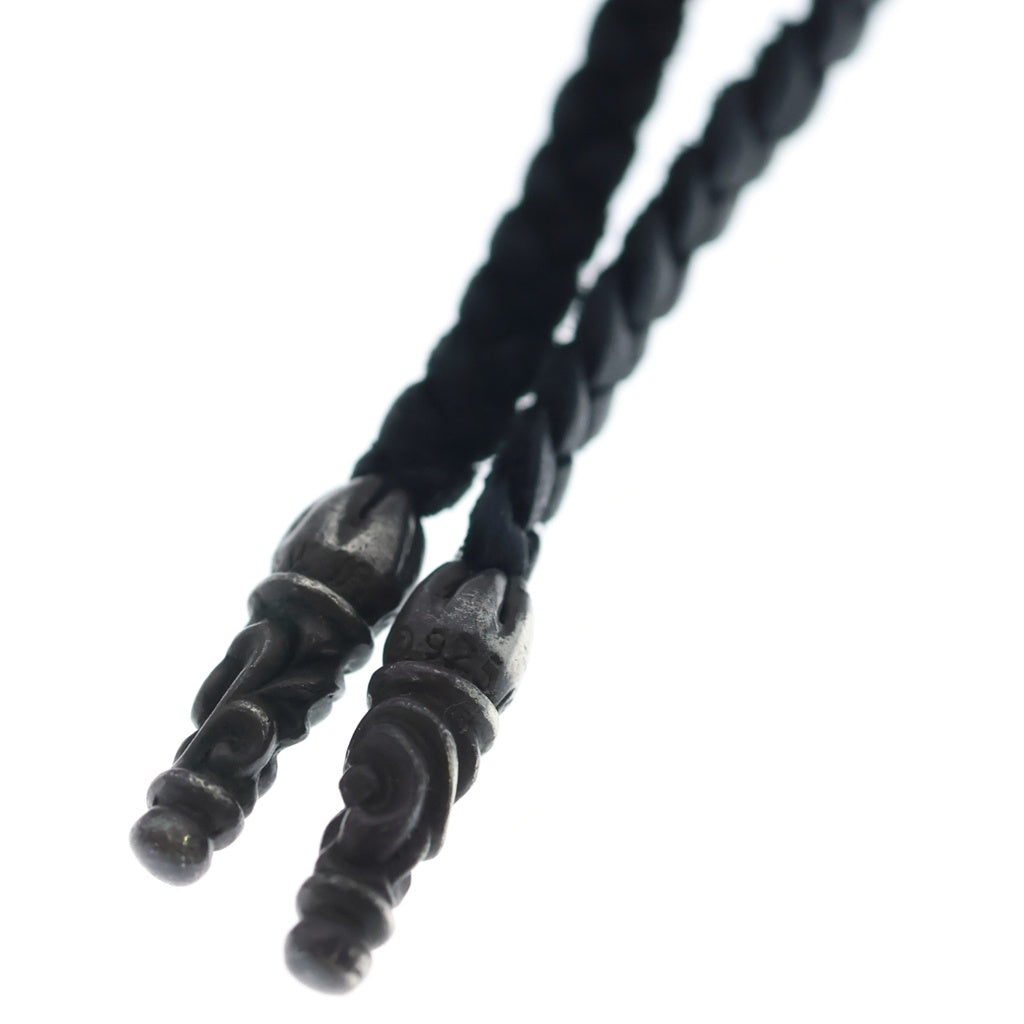 CHROME HEARTS(クロムハーツ) DBL CH CRS LRG ラージダブルCHクロス レザーブレード ペンダントトップ シルバー