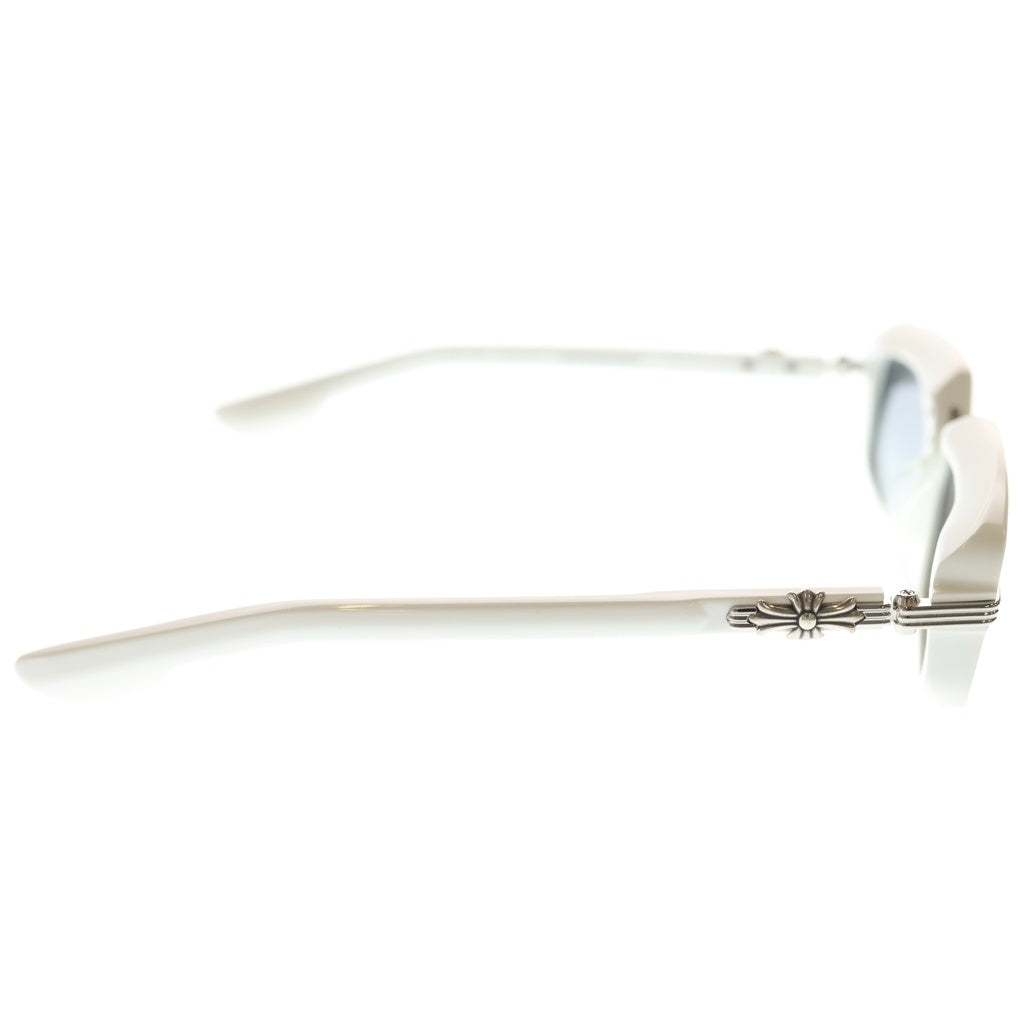 CHROME HEARTS(クロムハーツ) ASSTRAVAGANT サイドクロステンプルサングラス アイウェア メガネ ホワイト 52□21-139