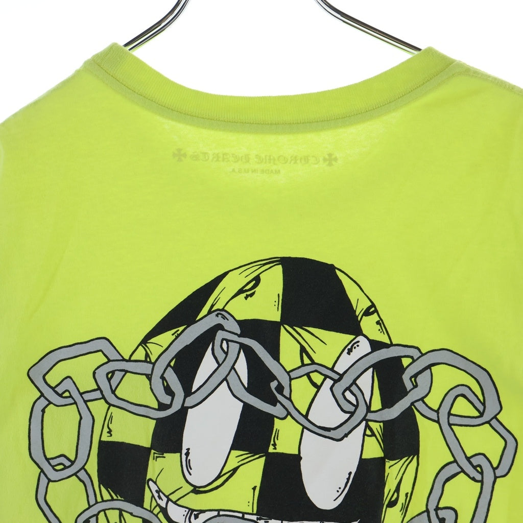 CHROME HEARTS(クロムハーツ) ×MATTY BOY LINK GAME マッティボーイ リンクゲーム クルーネック カットソー 半袖Tシャツ イエロー