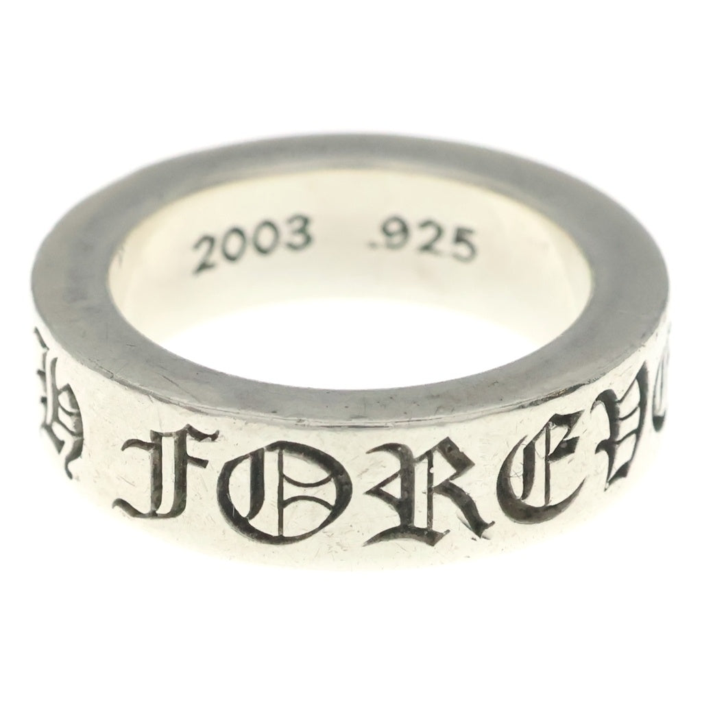 CHROME HEARTS(クロムハーツ) 6mm SPACER FOREVER 6mmスペーサーリング フォーエバーシルバーBCA337 レディース