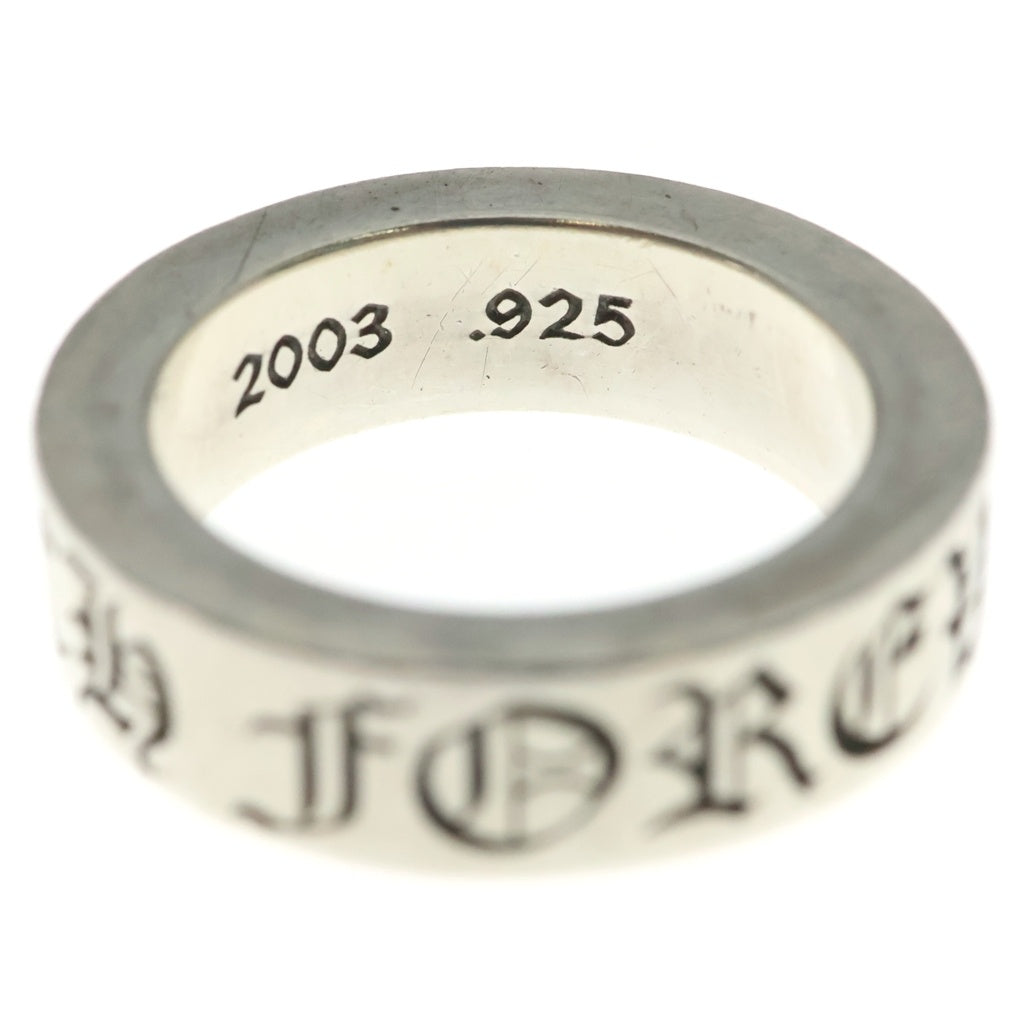 CHROME HEARTS(クロムハーツ) 6mm SPACER FOREVER 6mmスペーサーリング フォーエバーシルバーBCA337 レディース