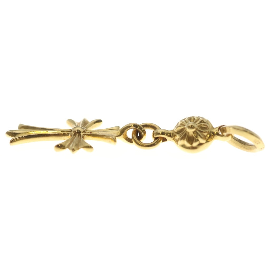CHROME HEARTS(クロムハーツ) 22K 1B TNY CH CRS 1ボール タイニー CHクロス チャーム ペンダントトップ ゴールド