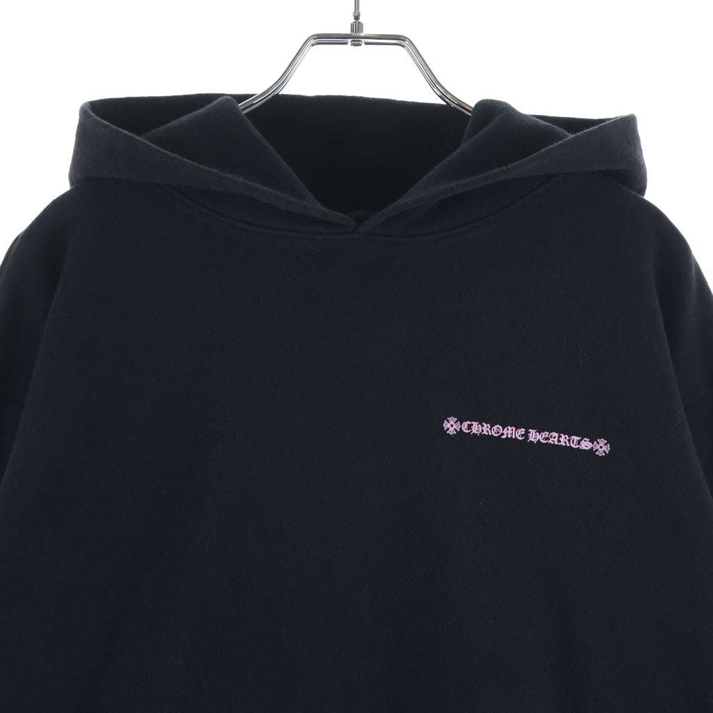 CHROME HEARTS(クロムハーツ) × MATTY BOY Floral Cross USA Arch Logo Pullover Hoodie 袖フローラル アーチロゴプルオーバーパーカー レディース