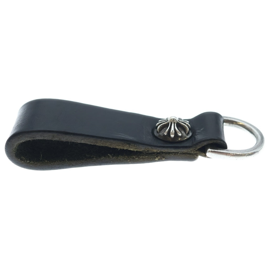 CHROME HEARTS(クロムハーツ) BELT LOOP D RING Dリング クロスボールベルトループ ブラック/シルバー BCA415