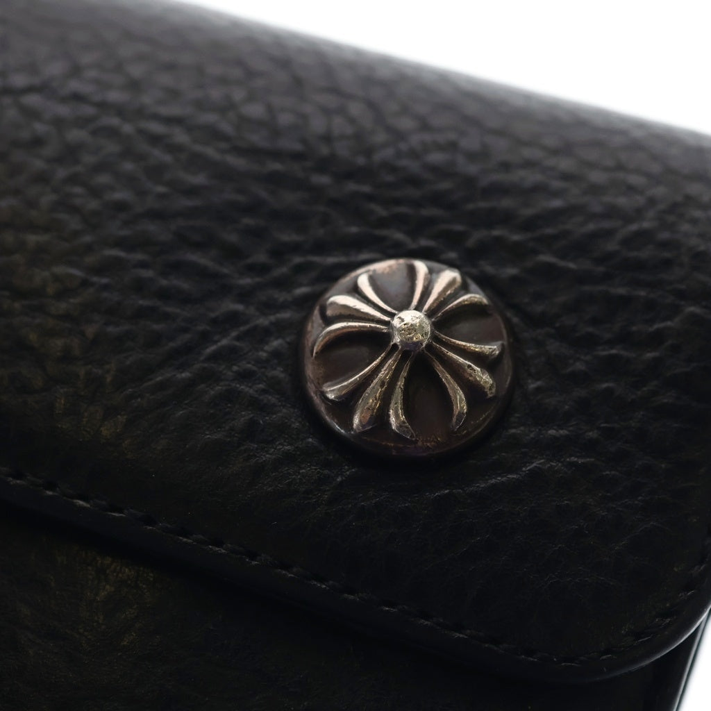 CHROME HEARTS(クロムハーツ) WAVE ウェーブ レザーウォレット 財布 ブラック