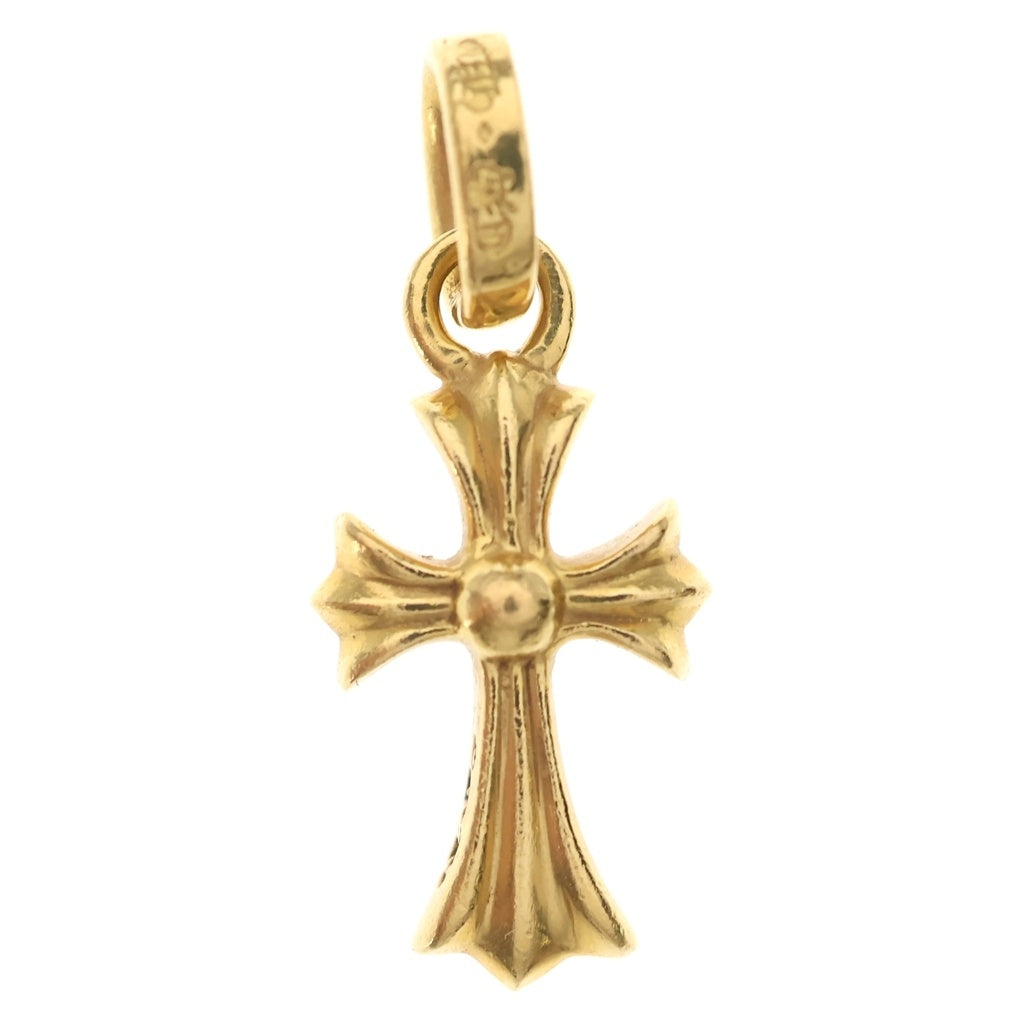 CHROME HEARTS(クロムハーツ) 22K CRS BBYFAT P/DIA ベイビーファットクロス PAVEダイヤ ペンダントトップ ゴールド BCA035