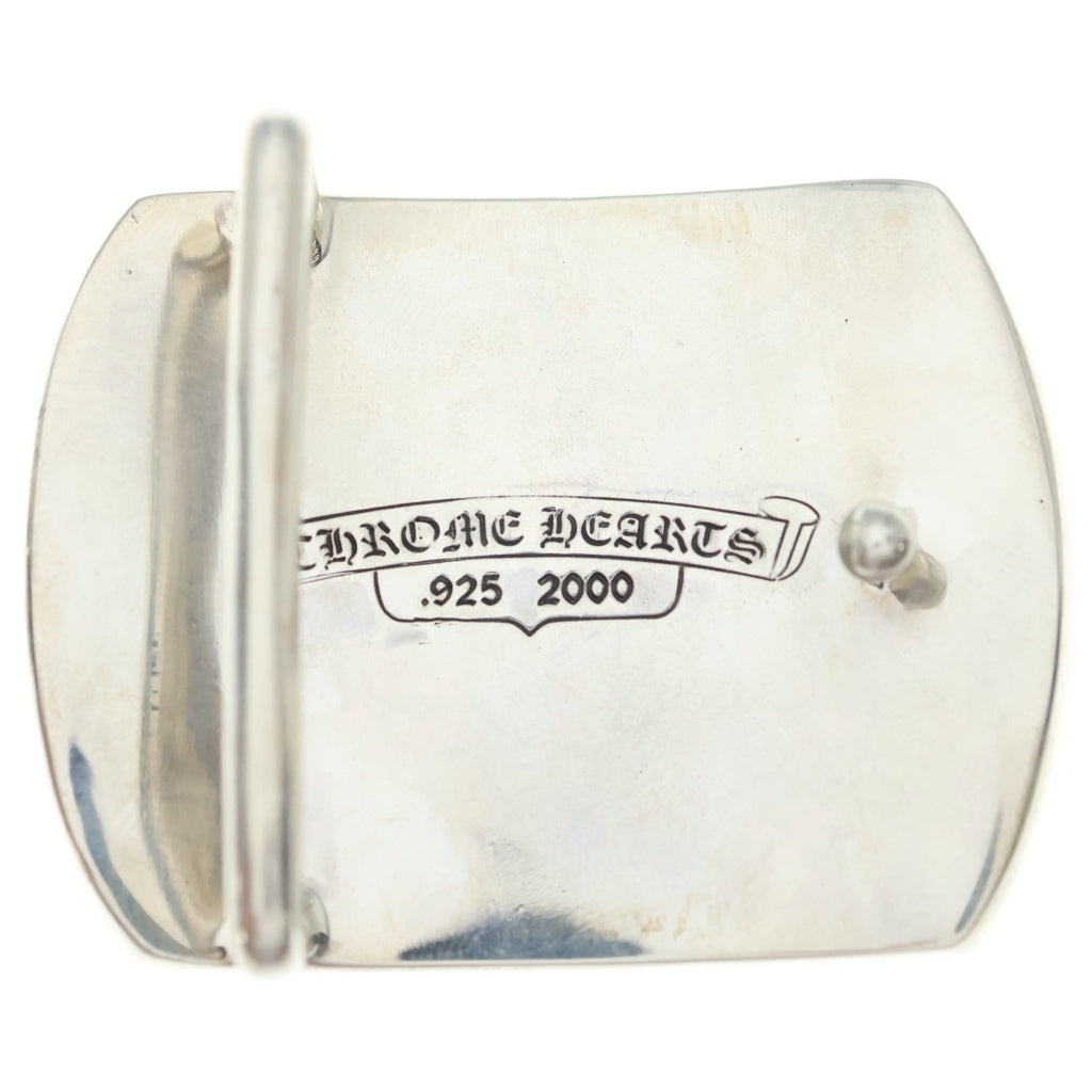 CHROME HEARTS(クロムハーツ) BUCKL MIL CH ミリタリー CHロゴ ベルトバックル シルバー