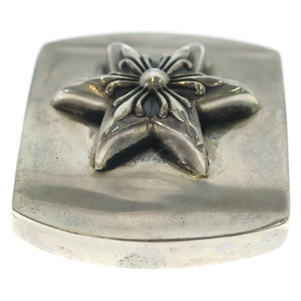 CHROME HEARTS(クロムハーツ) BUCKL MIL STAR ミリタリーレイズドスター ベルトバックル シルバー