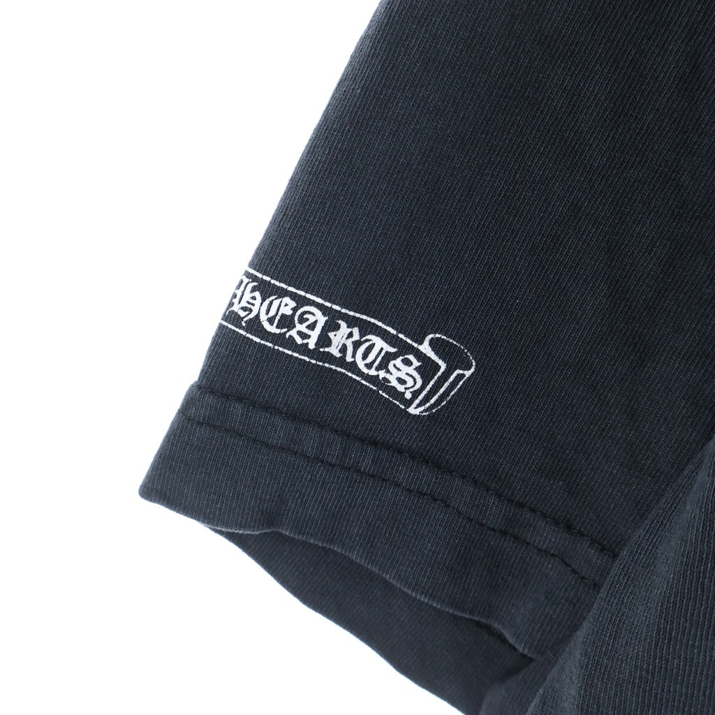 CHROME HEARTS(クロムハーツ) SOAP N WATER ヴィンテージ加工TバーロゴプリントTシャツ