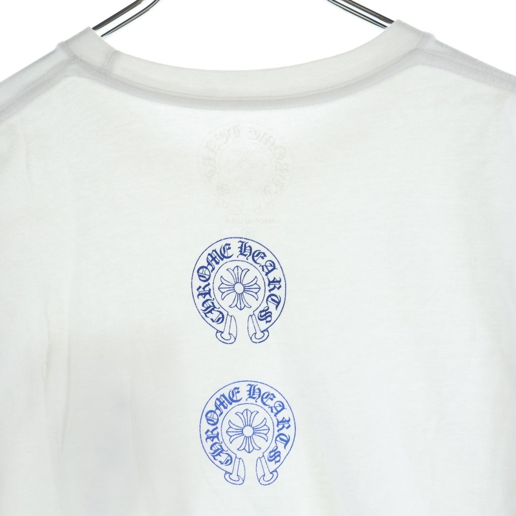 CHROME HEARTS(クロムハーツ) Multi Color Horseshoe S/S T-shirt マルチカラー ホースシュー クルーネック半袖Tシャツカットソー ホワイト